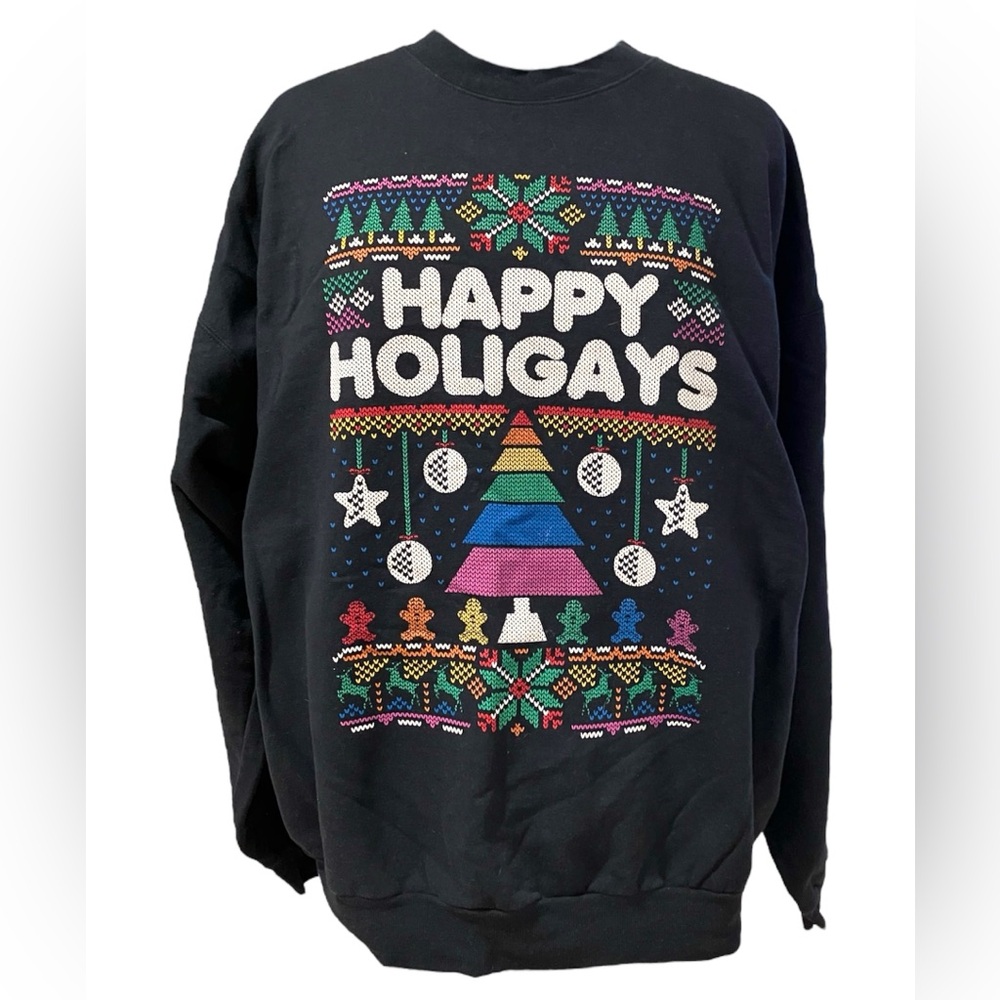 Happy Holigays Christmas Sweater.